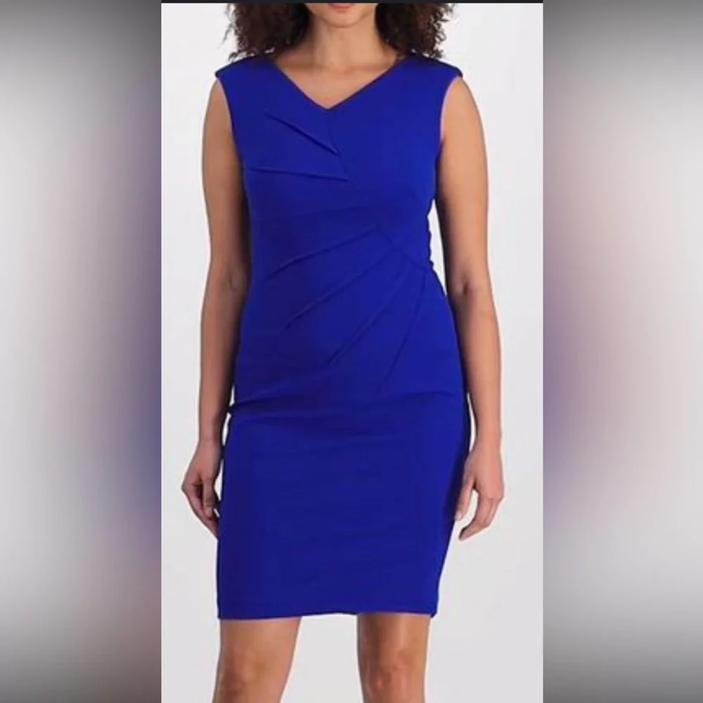 NWT Calvin Klein Women's Sleeveless Starburst Sheath Dress - Picture 1 of 4